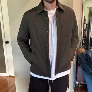 Banana Republic Dark Green Shirt Jacket